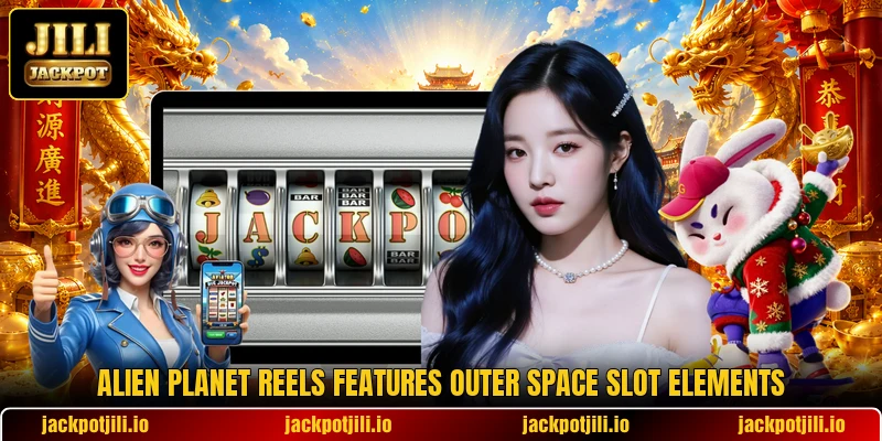 Alien Planet Reels features outer space slot elements