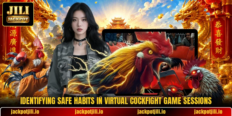 Identifying safe habits in virtual cockfight game sessions