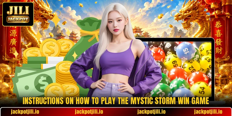 Instructions on how to play the Mystic Storm Win game