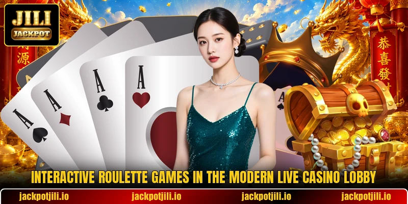 Interactive roulette games in the modern live casino lobby