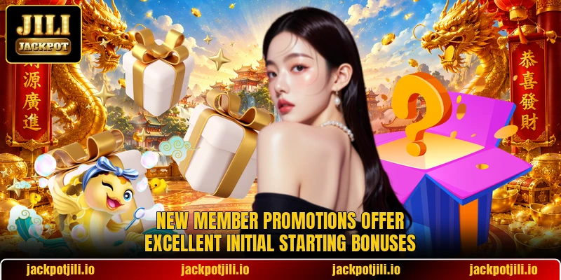 New member promotions offer excellent initial starting bonuses New member promotions offer excellent initial starting bonuses