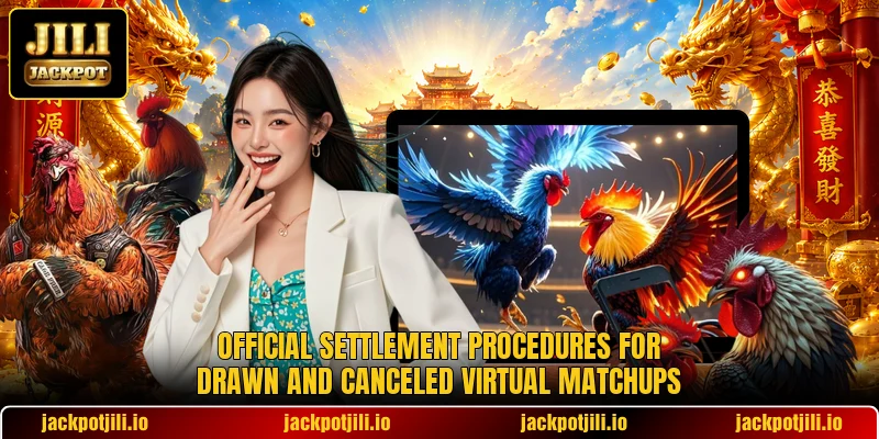 Official settlement procedures for drawn and canceled virtual matchups