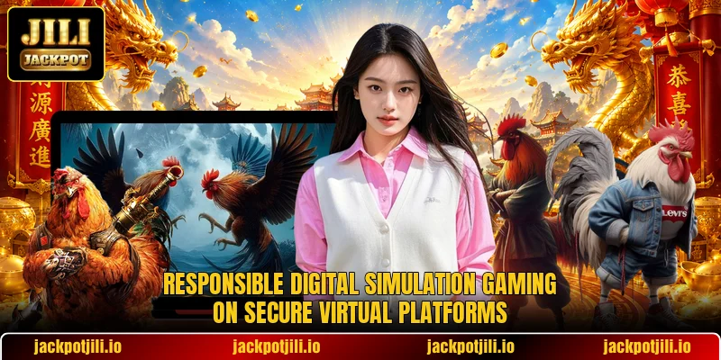 Responsible digital simulation gaming on secure virtual platforms