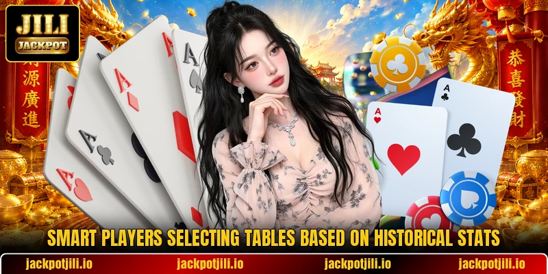 Smart players selecting tables based on historical stats