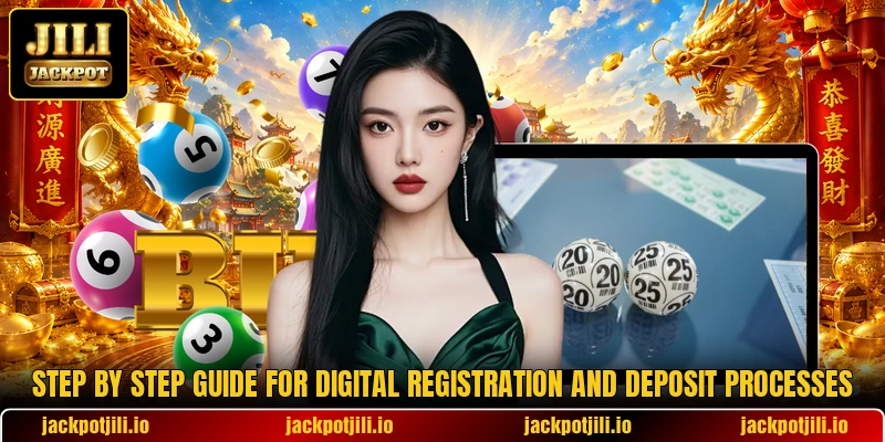 Step by step guide for digital registration and deposit processes